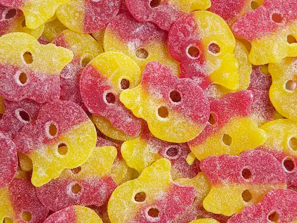 Giant fizzy skulls