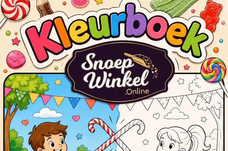 Gratis Snoep Kleurboek PDF Downloaden afbeelding